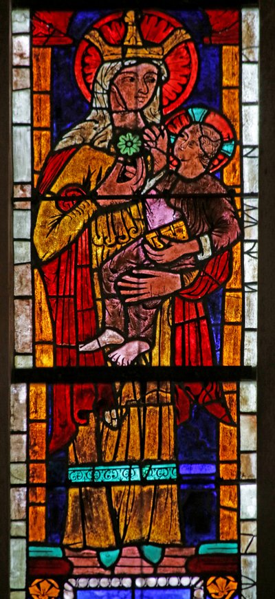 Window from the Church of St John the Baptist by French School